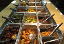 Lose weight while eating at a buffet