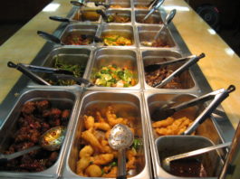 Lose weight while eating at a buffet