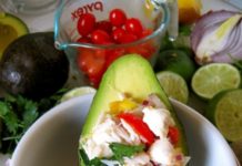Crab Stuffed Avocados