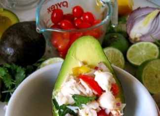 Crab Stuffed Avocados