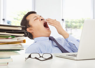 Increase Energy at Work yawn tired at work