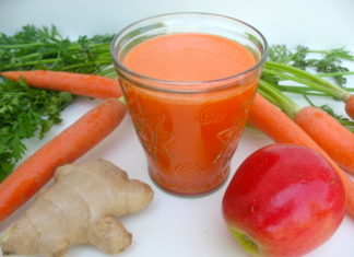 Carrot Ginger Apple Juice Recipe