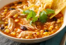 Slow Cooker Chicken Enchilada Soup