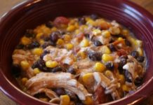 Slow-Cooker Chicken with Black Beans and Cream Cheese