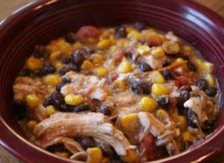 Slow-Cooker Chicken with Black Beans and Cream Cheese