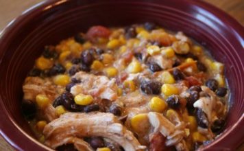 Slow-Cooker Chicken with Black Beans and Cream Cheese