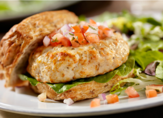 Asian Turkey Burger