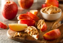 Simple Eating for Health and Fat Loss apple peanut butter snack