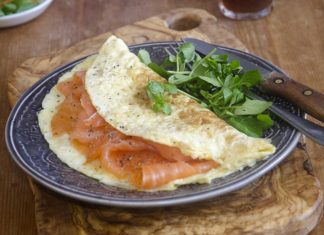 Smoked Salmon Omelet