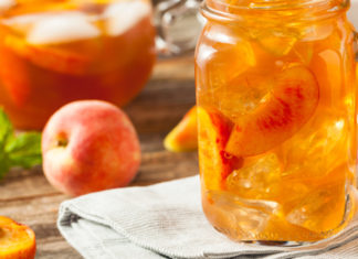 Southern Peach Iced Tea with a Twist