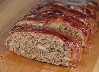 Paleo Style – Bacon & Marinara Meatloaf paleo bacon meatloaf