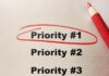 What comes to mind when thinking about “priorities”?