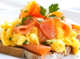Energizing Protein-Packed Breakfast for Busy Parents: Salmon and Eggs on Toast egg salmon toast
